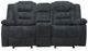 Parker House® Bolton Misty Storm Manual Glider Reclining Loveseat-2