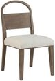 Bernards Trilogy Cocoa/White Sand Arch Back Side Chair-0