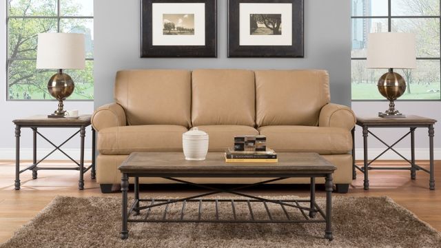 Decor-Rest® Furniture LTD Customizable 3285 Leather Sofa-1