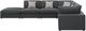 Coaster® Serene 6-Piece Charcoal Modular Sectional-4