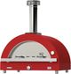 XO 40" Red Countertop Liquid Propane And Wood Pizza Oven-0