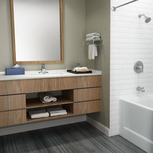 American Standard Colony® PRO Polished Chrome Tub and Shower Trim Kit with Pressure Balance Cartridge-3