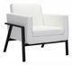Zuo® Homestead White Lounge Chair-0