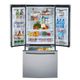 GE Profile™ 20.8 Cu. Ft. Stainless Steel French Door Refrigerator-4