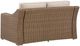 Signature Design by Ashley® Revare Beach Beige Fabric/Resin Wicker Outdoor Loveseat-3