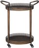 Signature Design by Ashley® Clarkburn Antique Bronze Bar Cart-0