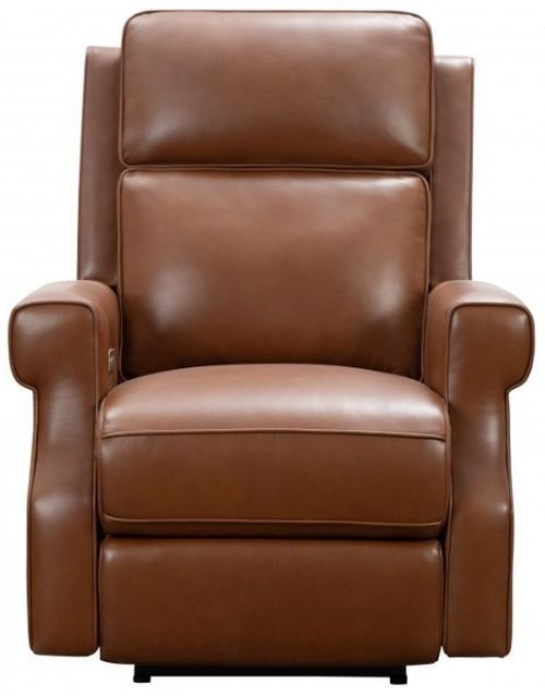 BarcaLounger® Durham Colchester Bitters Leather Power Recliner-3