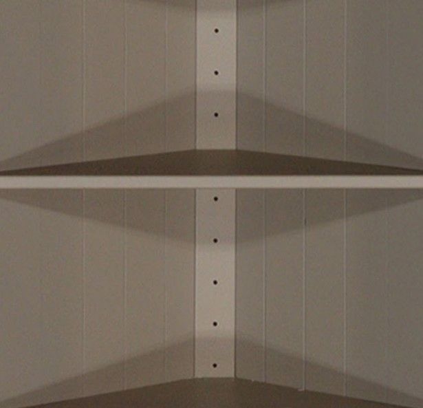 Archbold Furniture Customizable Pine Corner Shelf-1