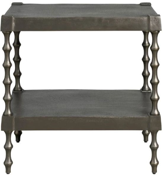 Universal Explore Home™ Griffith Park Graphite Brass Side Table-1