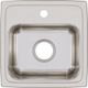 Elkay Lustertone® Lustrous Satin 15" 1-Hole Single Bowl Drop-in Bar Sink with 3.5" Drain-1