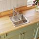 Elkay Lustertone® Classic Lustrous Satin 17" x 20" x 10-1/8" 3-Hole Single Bowl Drop-In Sink-4