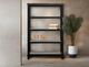 International Furniture Direct Loft Brown Gray Bookcase-1