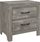 Homelegance® Corbin Gray Nightstand-0