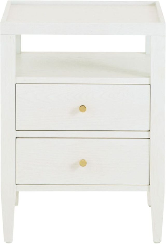 Bassett® Furniture Willow Timeless White Bedside Table-1