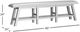 Jofran Inc. Telluride Beige/Driftwood Counter Bench-2