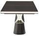 Michael Amini® Carmela Glossy Charcoal Sand Dining Table-3