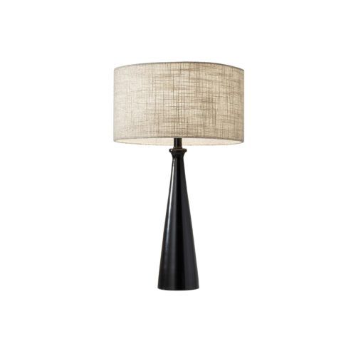 Adesso® Linda Black Table Lamp-0