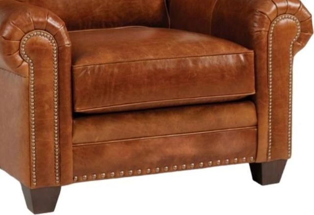 Smith Brothers Customizable 235 Leather Chair-2