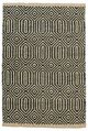 A & B Home Black/Brown 2.5'x4' Area Rug-0