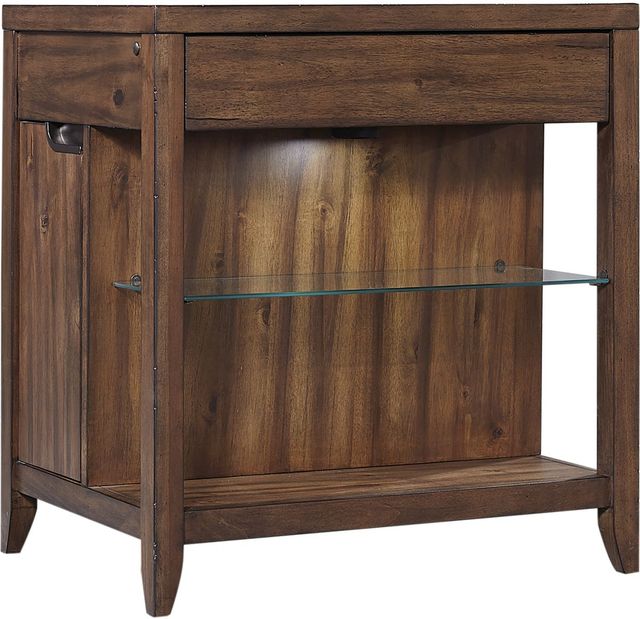 aspenhome® Peyton Cello One Drawer Nightstand-0