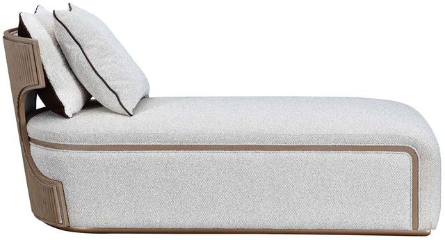 Michael Amini® West Kensington Sea Salt Caramel Chaise-2