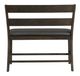 Elements International Mango Dark Brown/Dark Gray Counter Bench-3