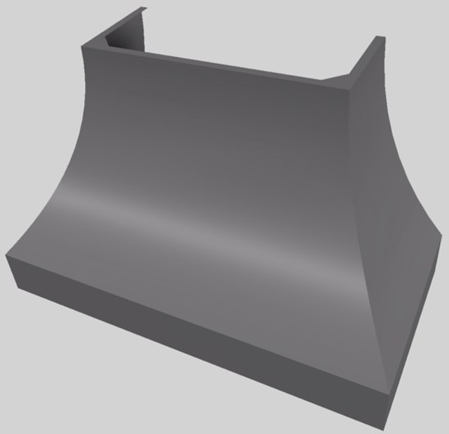 Vent-A-Hood® Designer Series 48" Gunsmoke Wall Mounted Range Hood-2
