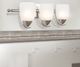 YHD Mirror Lake Brush Nickel/White 3-Light Vanity Lighting-1