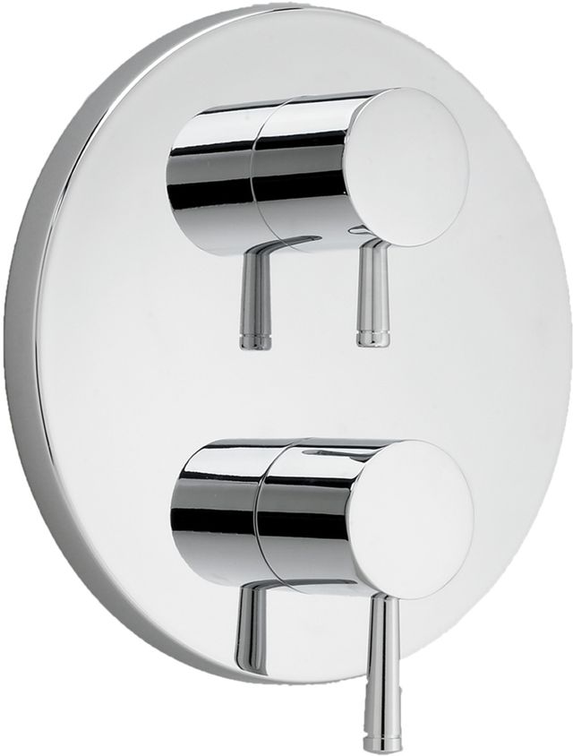 American Standard Serin® Polished Chrome 2-Handle Thermostatic Valve Trim Kit-0