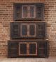 International Furniture Direct Pueblo Black/Brown 60" Stackable TV Stand-3