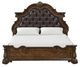 Furniture of America® Leovanni Dark Brown Queen Panel Bed-1