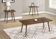 Ensemble à 3 pièces de tables d'appoint de Monarch Specialties Inc. - Noyer foncé-1