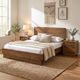 LH Home Nevada Dark Driftwood King Bed-1