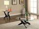 Furniture of America® Rylie Powder Coated Black End Table -1