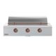 Caliber™ Rockwell Social 48" 3-Burner Stainless Steel Built-In Natural Gas Grill with Copper Hardware-1