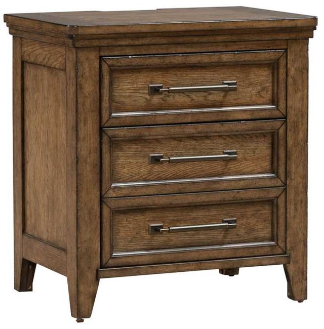 Liberty Furniture Carolina Park Amber Brown Nightstand-0
