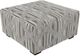 Corinthian Furniture Brighton White Cocktail Ottoman-0