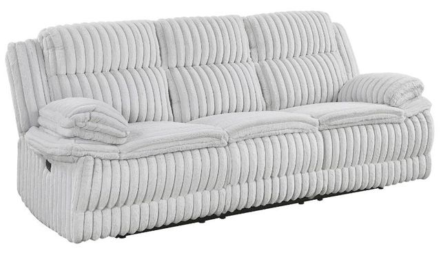 Homelegance® Goodland Gray Double Manual Reclining Sofa-0