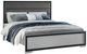Global Furniture USA Amelia 4-Piece Black/Gray King Bedroom Set-1