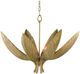 Currey & Company Bird of Paradise Antique Brass Chandelier-0