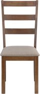 Monarch Specialties Inc. 2-Piece Beige/Walnut Side Chair Set-2