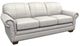La-Z-Boy® Mackenzie Ivory Leather Sofa-0