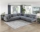Homelegance® Traverse 5-Piece Gray 135" Modular Sectional-1