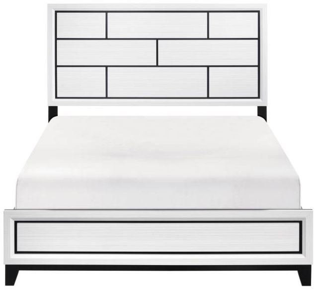 Homelegance® Davi White Full Panel Bed-2
