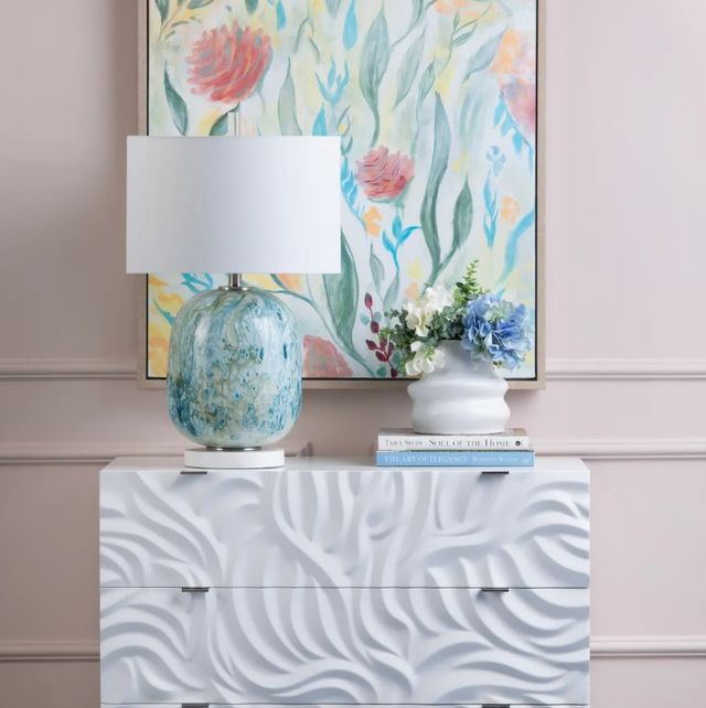Crestview Collection Channing Blue Table Lamp-1