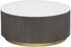 Coaster® Jason White Coffee Table with Charcoal Base-0