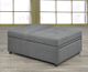 Titus Furniture Grey Transformable Ottoman/Chair/Bed-1