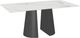 Amisco Customizable Gemma 72" Rectangular Dining Table with 0.5" Italian Porcelain on Glass Top-0