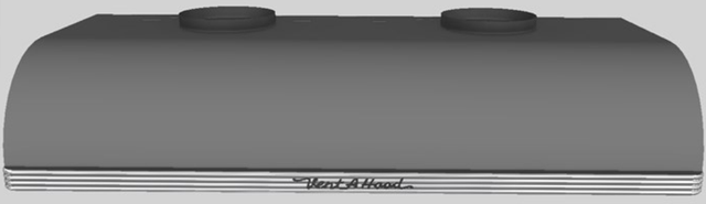 Vent-A-Hood® 48" Gunsmoke Retro Style Under Cabinet Range Hood-0