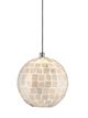 Currey & Company Finhorn Painted Silver/Pearl 1-Light Multi-Drop Pendant-0